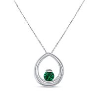 Necklace Gaurosa Woman Goccia in Silver Zircone 50001434 - 50001434